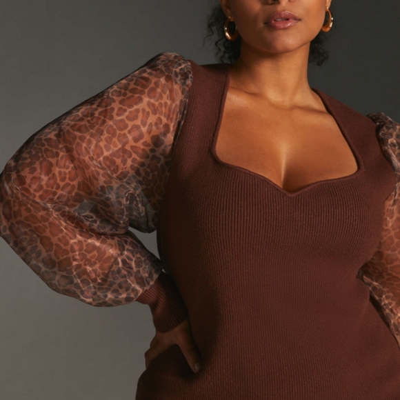Brown Sheer Sleeves - Picture 6 of 6